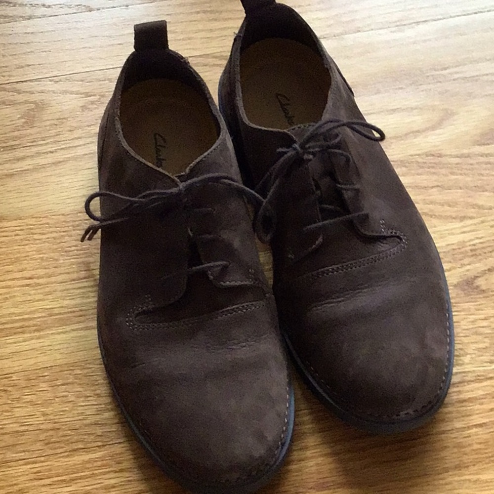 Clark brown shoes 9.5